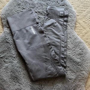 Gymshark Womens Leggings Sz L Gray